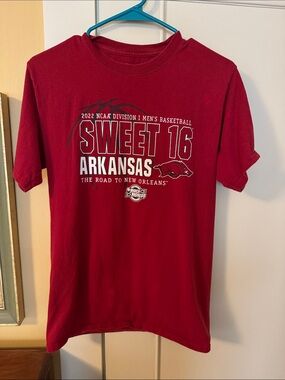Champion Red "Sweet 16 Arkansas" Short Sleeve Tee